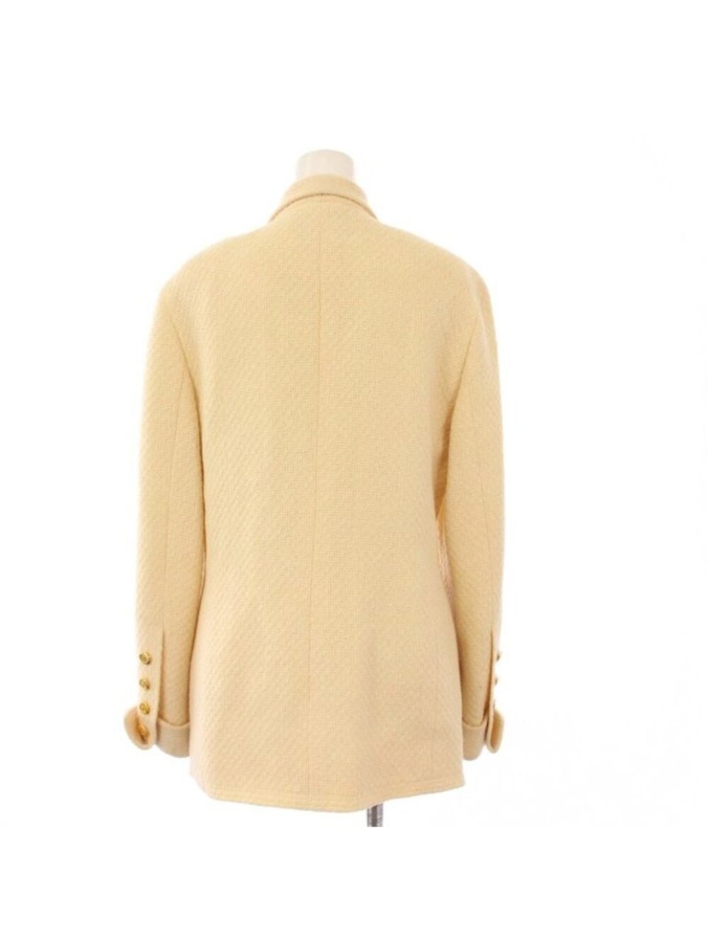 Chanel Coco Mark Shawl Collar Other Jackets Ivory Care Tag None - Picture 3 of 9